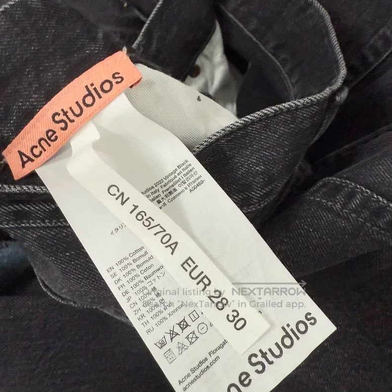 Acne Studios Acne Studios Water washed baggy jeans Size US 28 / EU 44 - 3 Thumbnail
