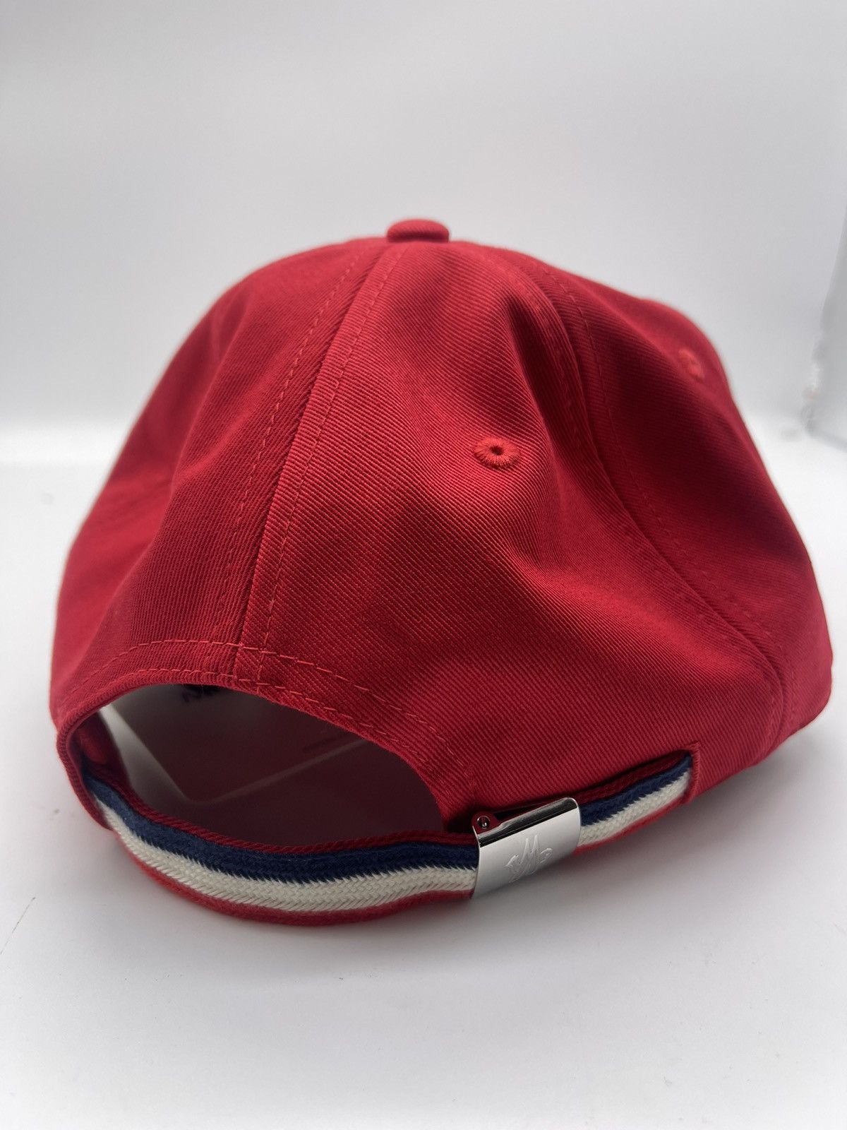 Moncler Moncler logo red cap one size Size ONE SIZE - 3 Thumbnail