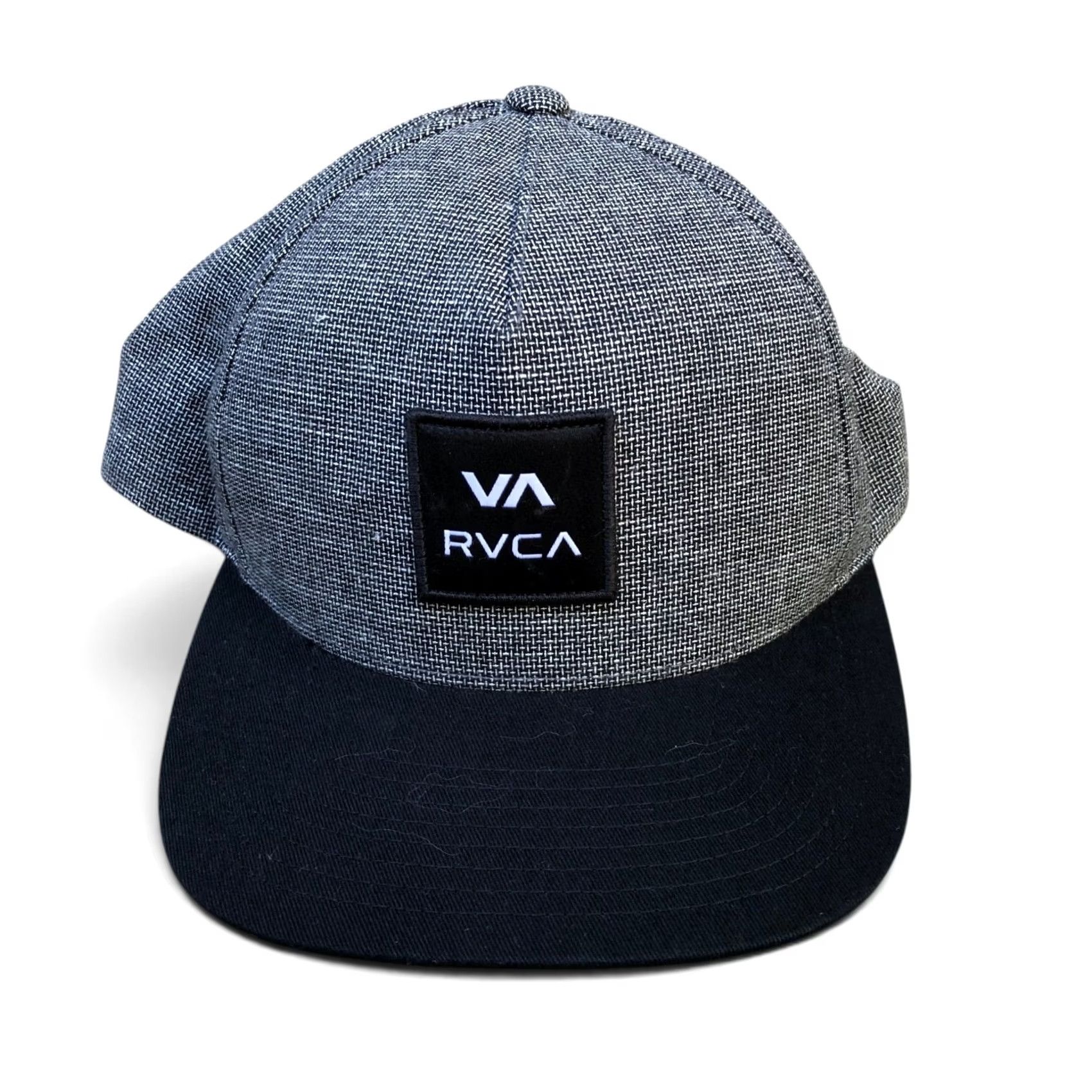 RVCA RVCA Classic Snapback Hat Men's One Size Adjustable Cap Mid Fit Gray Black/Grey Snapback Adjustable Cotton Hat Mens One Size RVCA Classic Snapback Hat Size ONE SIZE - 2 Thumbnail