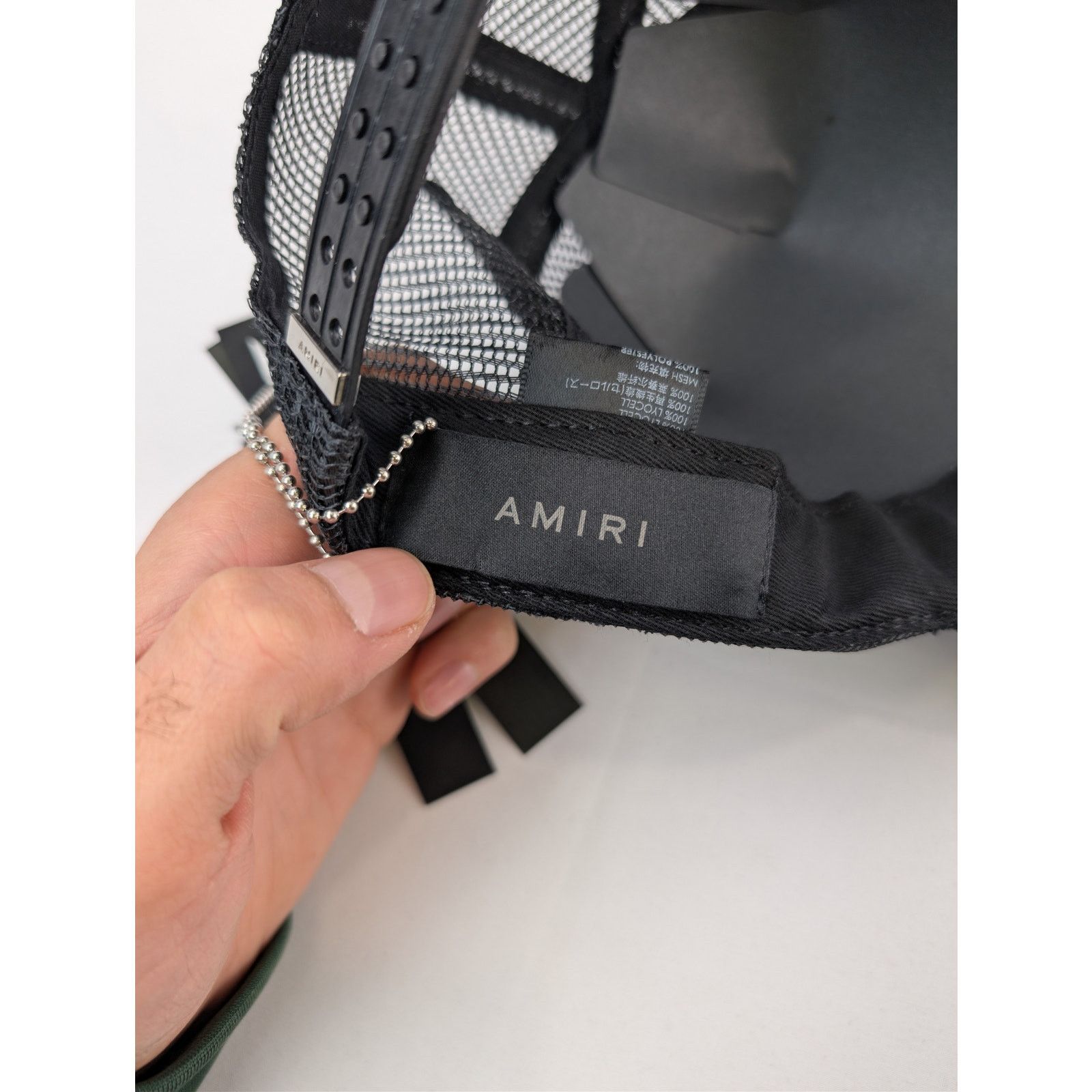 Amiri o1rshd1 Q:2 / Size: OS / Wolf Logo Trucker Cap / Hat Black Size ONE SIZE - 11 Thumbnail