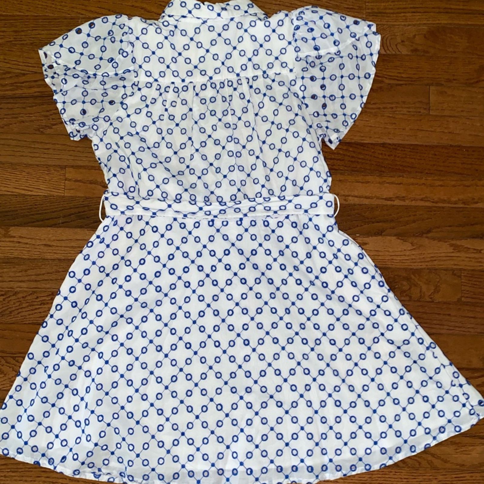 ALEXIS Alexis x Target Blue & White Tulip Eyelet Dress Small EUC | Grailed
