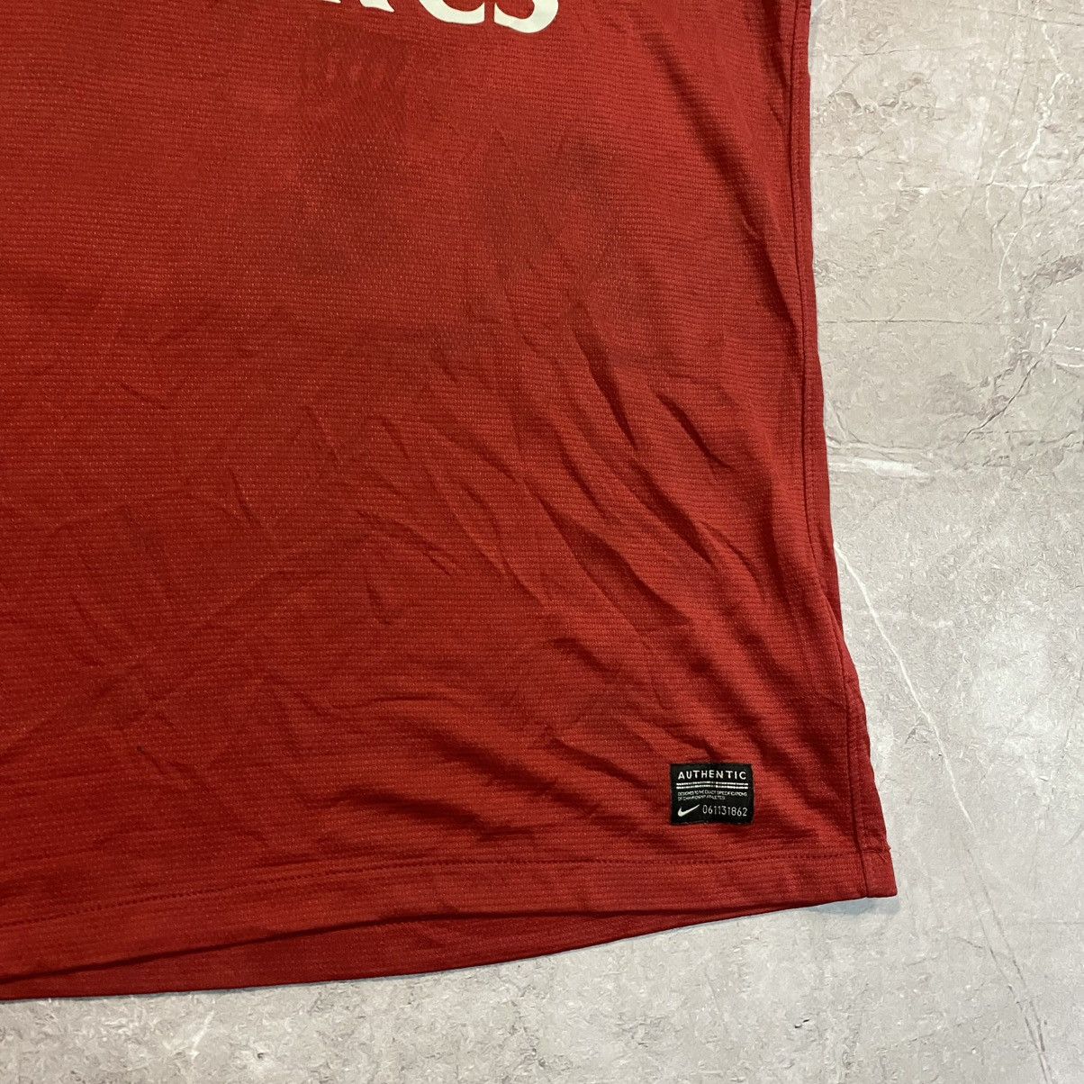 Nike S.CAZORLA ! VINTAGE NIKE ARSENAL TEE SOCCER JERSEY Size US L / EU 52-54 / 3 - 18 Thumbnail