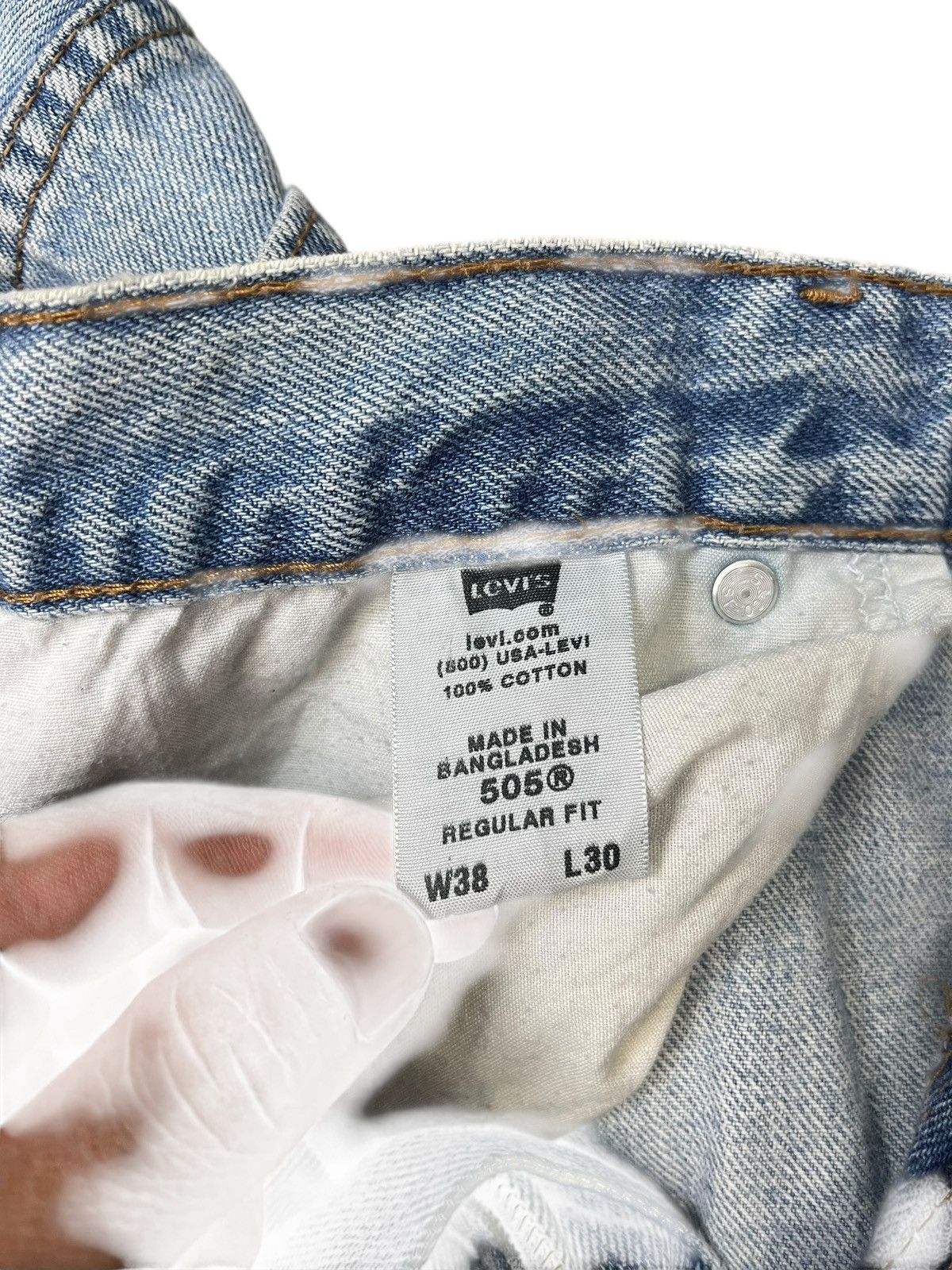 Levi's Vintage Levi’s 505 Regular Fit Jeans Size US 38 / EU 54 - 14 Thumbnail