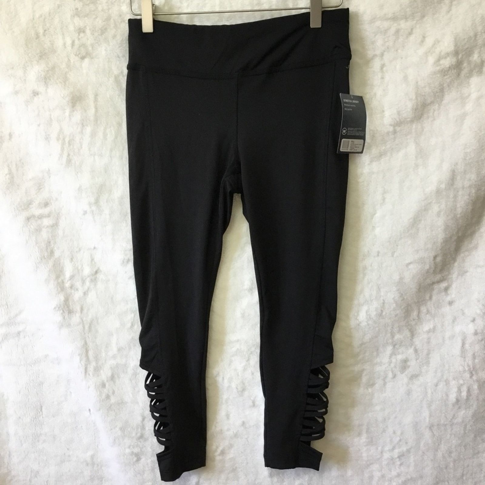 Jockey Jockey Black with Detail Leggings Size 28" / US 6 / IT 42 - 2 Thumbnail