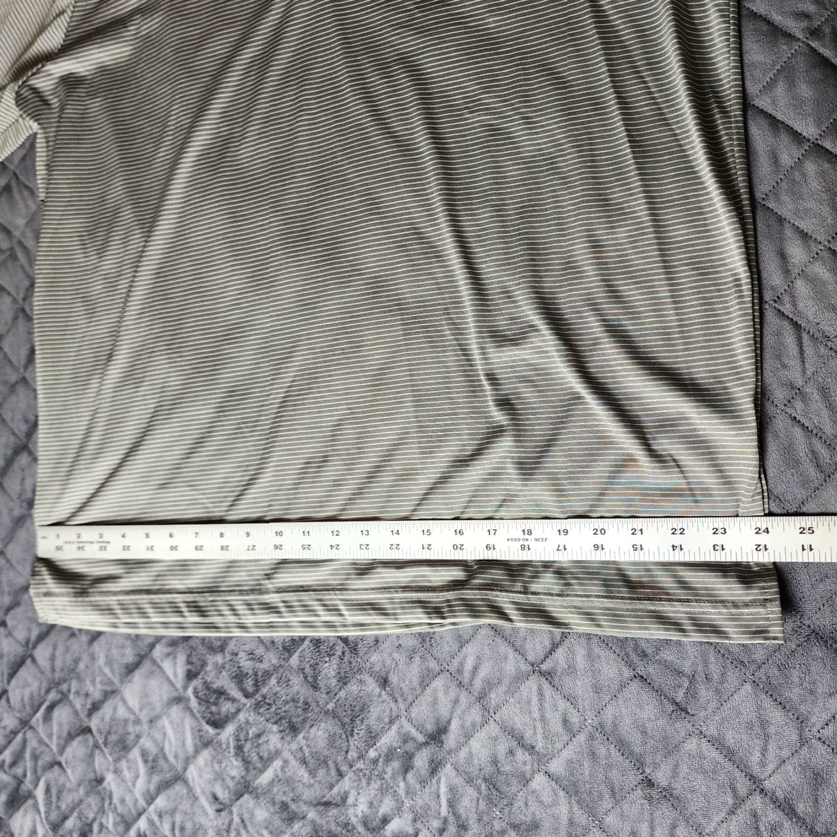 Vintage Antigua Polo Shirt Mens XL Gray Stripe C3 Logo Golf Lightweight Stretch Size US XL / EU 56 / 4 - 5 Thumbnail