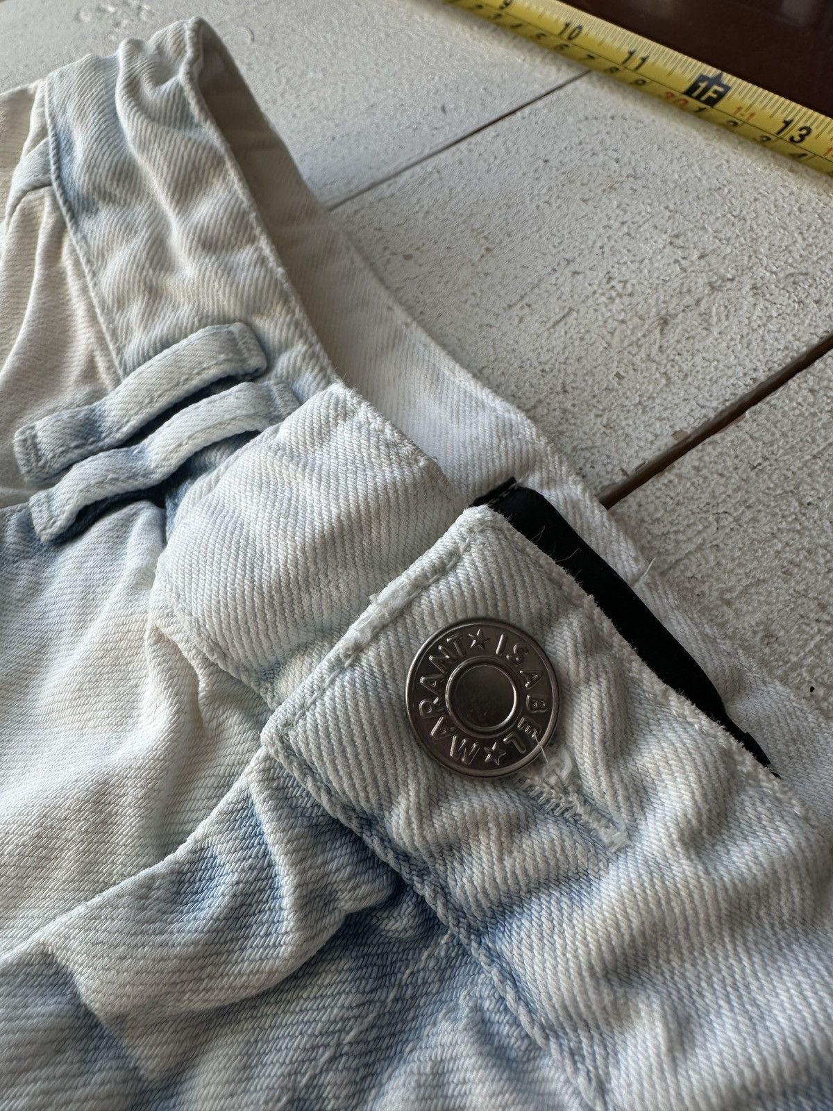 Isabel Marant 🚨 ISABEL MARANT WHITE WOMEN JEANS PANTS LUXURY Size 28" / US 6 / IT 42 - 3 Thumbnail