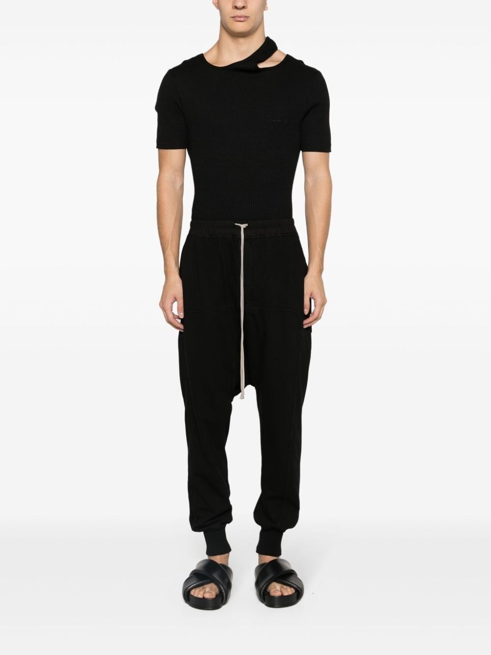 Rick Owens o1y0325 Jogger & Sweatpant in Black Size US 34 / EU 50 - 5 Thumbnail