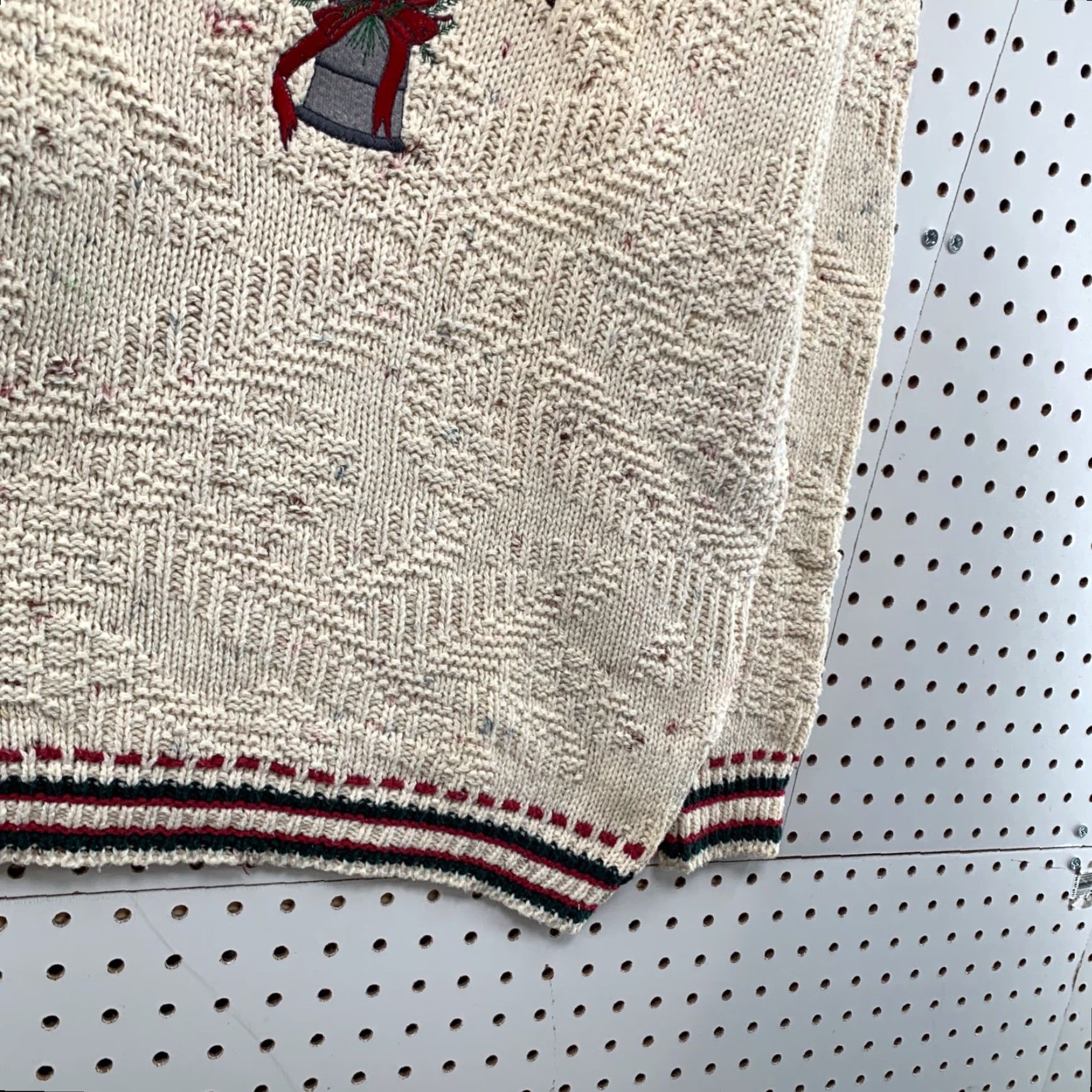 Vintage VINTAGE Shenandoah Sweater Womens Medium Beige Knit Embroidered Bird Fair Isle USA Size M / US 6-8 / IT 42-44 - 6 Thumbnail
