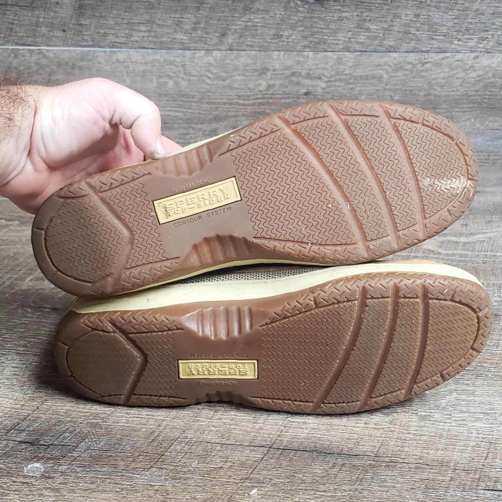 Sperry Sperry Billfish Men's Boat Shoe Dark Tan Brown Leather Leather Cushioned Rubber Size 12 Men Shoes Size US L / EU 52-54 / 3 - 6 Thumbnail