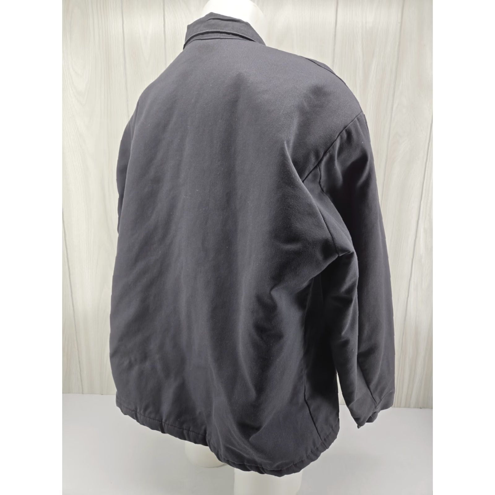 Red Kap Red Kap Jacket Mechanic Style XL Gray Distressed USA Coat, Workwear, Canvas, Zip, Regular Fit, Men's Jacket Size US XL / EU 56 / 4 - 6 Thumbnail