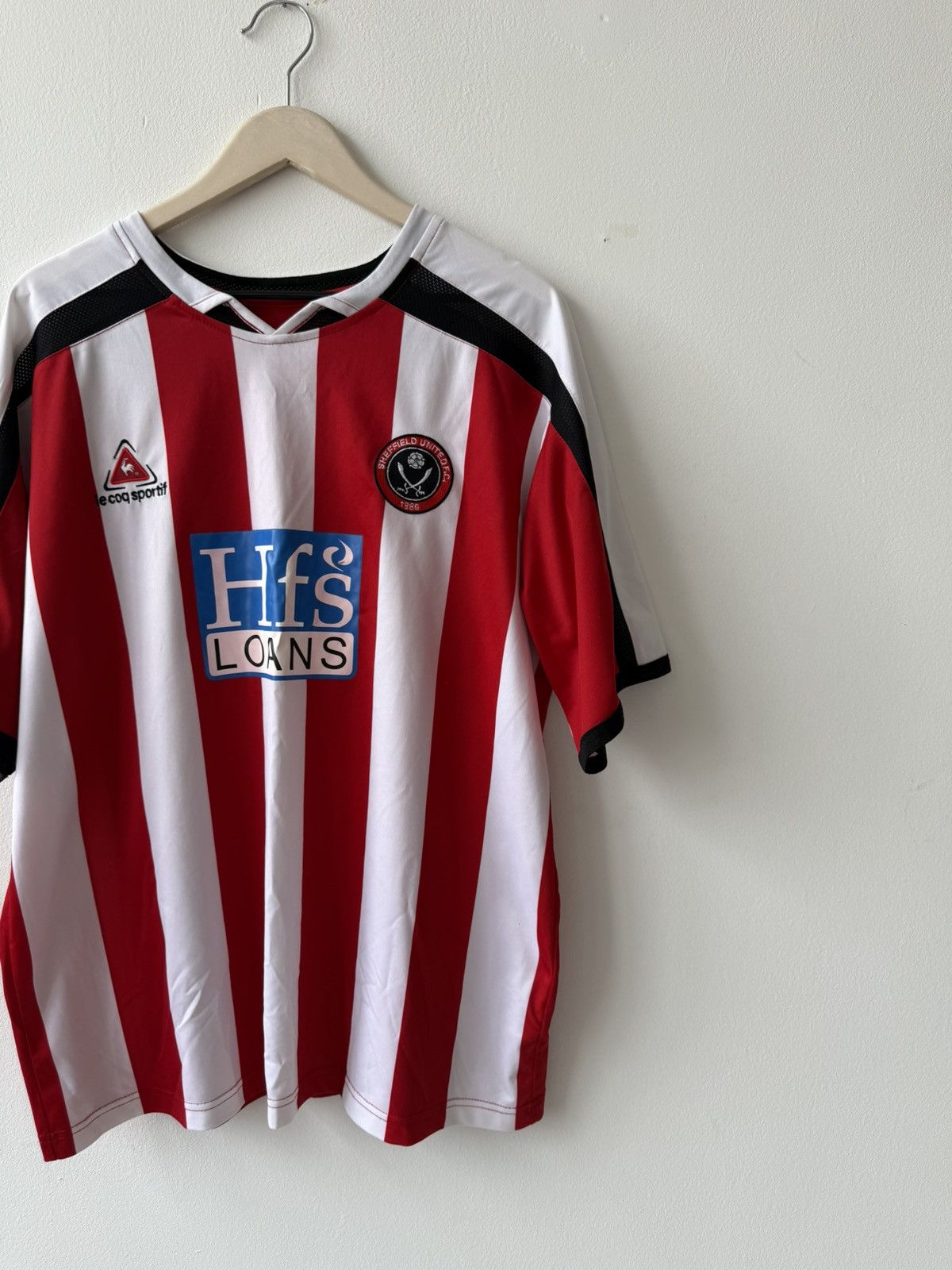 Le Coq Sportif × Vintage Le Coq Sportif Sheffield United 2005/2006 Away Jersey Size US L / EU 52-54 / 3 - 3 Thumbnail