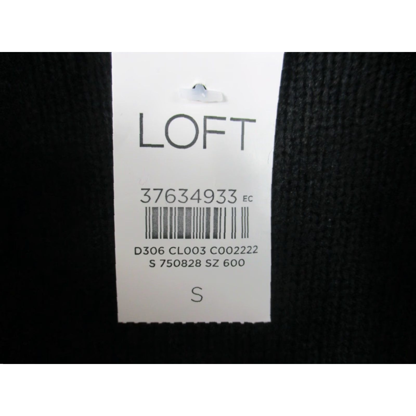 Loft LOFT Black Tunic Sweater Small W Detachable Scarf NWT MSRP 9 Size S / US 4 / IT 40 - 2 Thumbnail