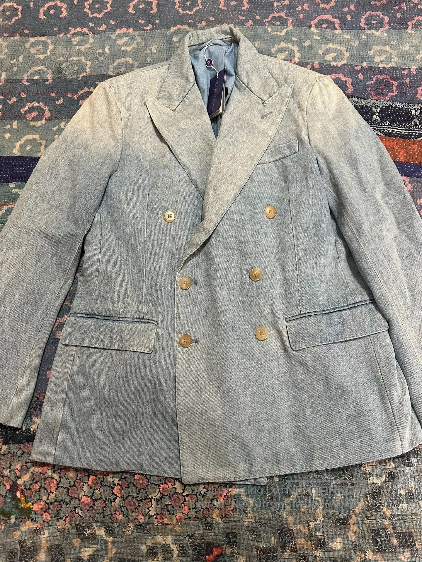 Ralph Lauren Purple Label Ralph Lauren Purple Label Distressed Denim Double. Size US XS / EU 42 / 0 - 1 Thumbnail