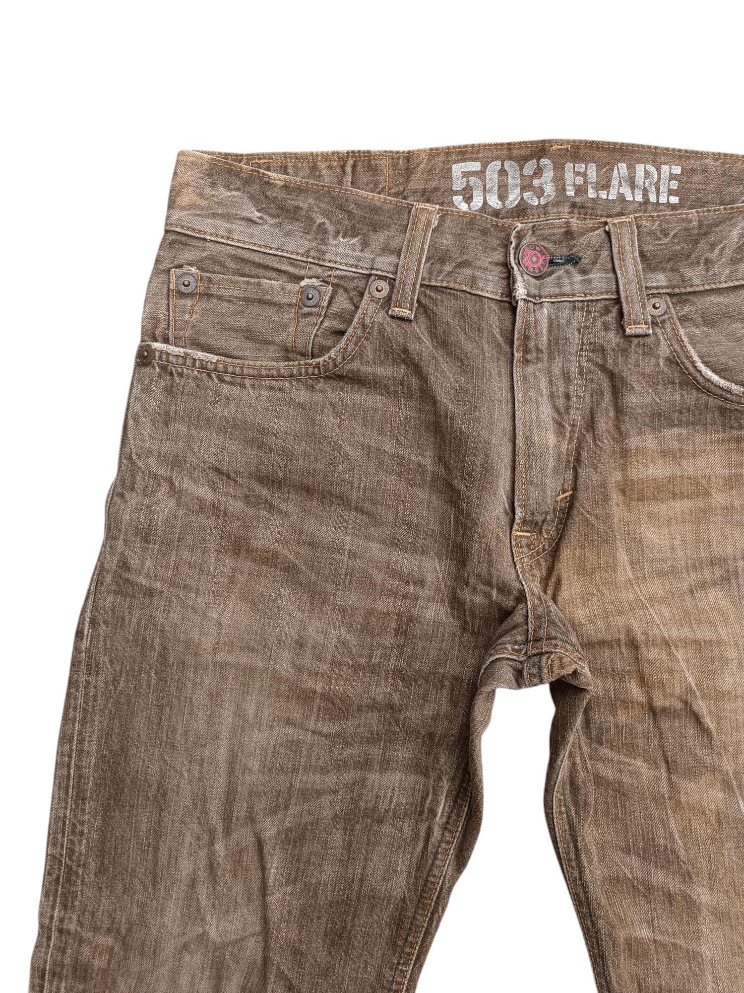 Hysteric Glamour × If Six Was Nine × Tornado Mart FLARED 90s Style ⚡️ Edwin 503 Flare BlueTrip Faded Jean Size US 34 / EU 50 - 10 Thumbnail