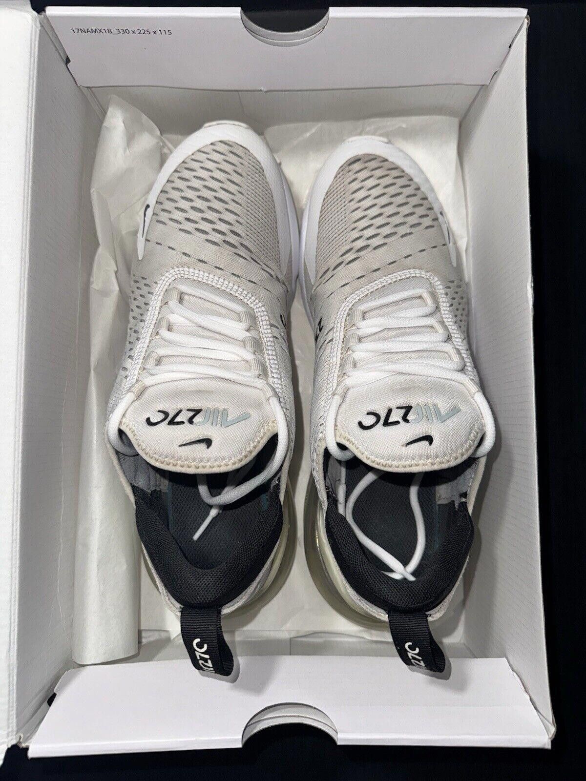 Nike Nike Men's Air Max 270 White Black AH8050-100 Size 8 w/ BOX Size US 8 / EU 41 - 8 Thumbnail
