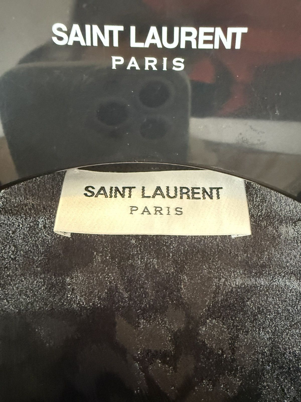 Saint Laurent Paris SS23 Saint Laurent Shirt in Matte and Shiny Silk Size US XL / EU 56 / 4 - 8 Thumbnail