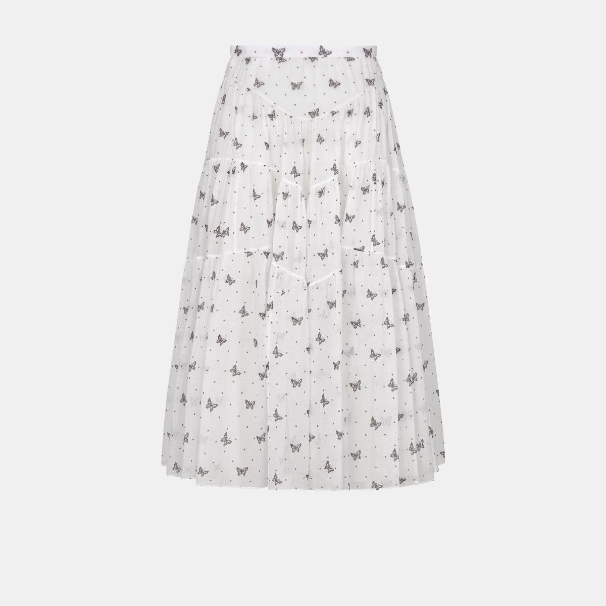 Dior o1bcso1str0225 Skirt in White Size 26" / US 2 / IT 38 - 2 Thumbnail