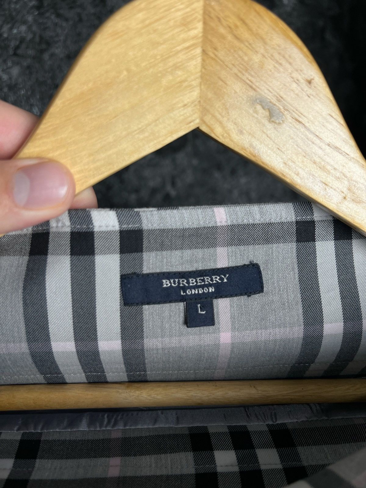 Burberry × Vintage Vintage Burberry Plaid Midi Skirt Size L Women’s Zip Size 26" / US 2 / IT 38 - 3 Thumbnail