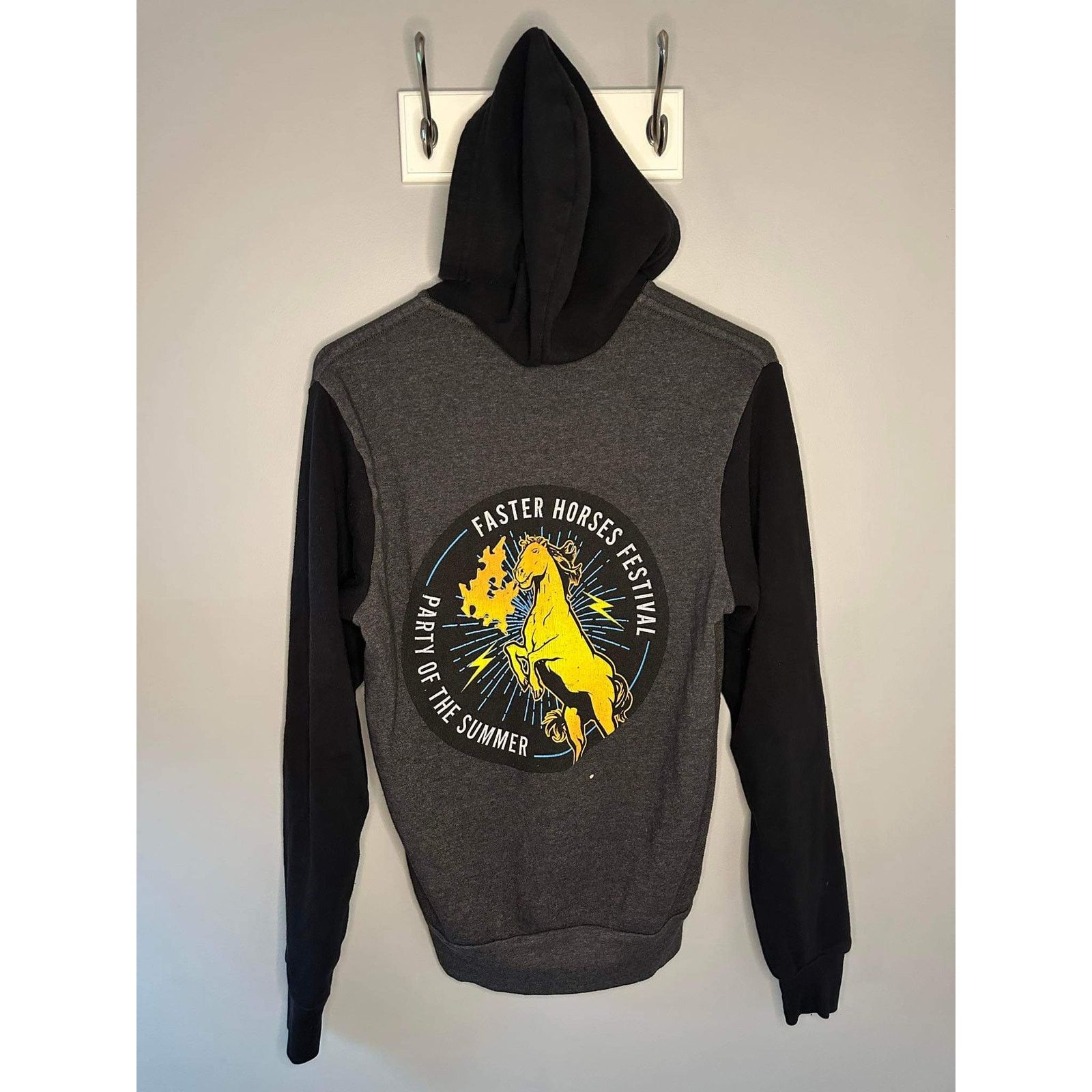 Other Faster Horses Festival Full Zip Hoodie Fleece Jacket Gray S Size S / US 4 / IT 40 - 10 Thumbnail