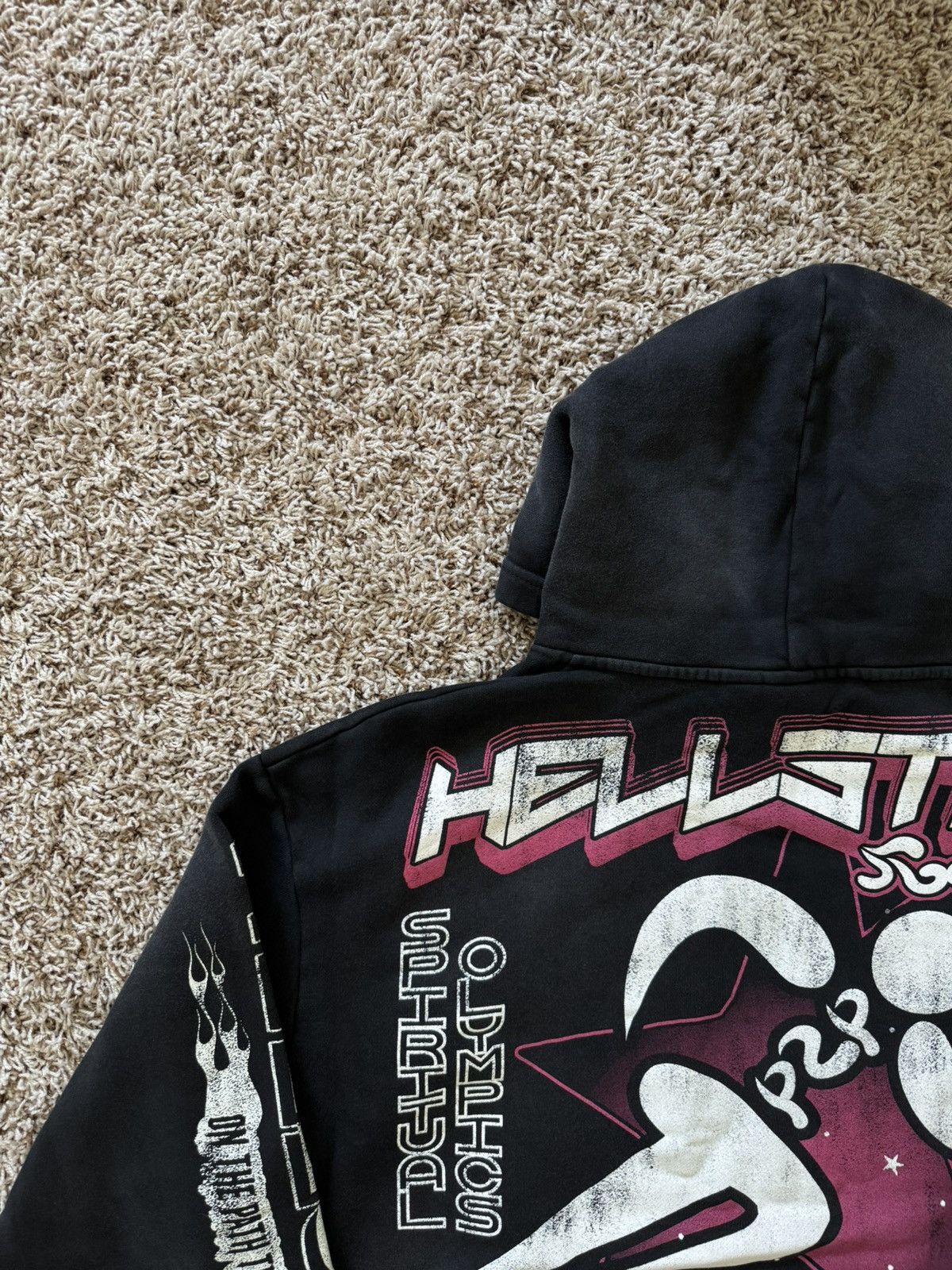 HELLSTAR Hellstar Racer Hoodie Black (NFC) Size US S / EU 44-46 / 1 - 2 Thumbnail