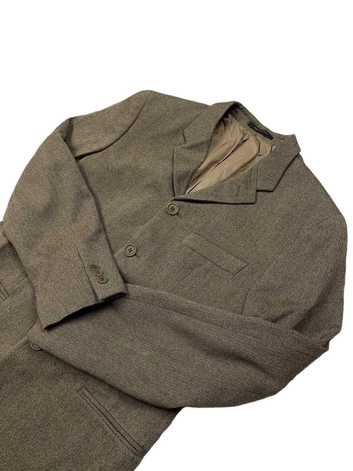 Emporio Armani × Vintage Vintage 90s Emporio Armani Wool Blazer Jacket Size 48R - 2 Thumbnail