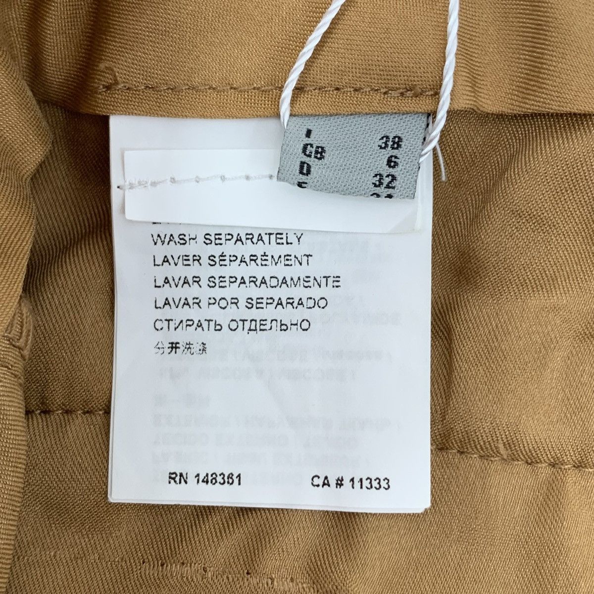 Pinko Pinko Camel Straight Leg Casual Pants K26WX Size 26" / US 2 / IT 38 - 7 Thumbnail