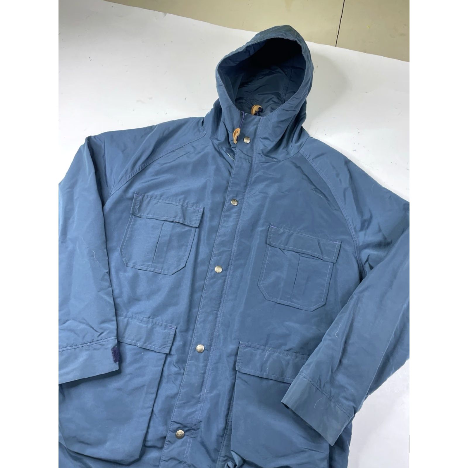 Vintage VINTAGE L.L. Bean Jacket Baxter State Parka Hooded Coat Hiking Blue Mens Large Size US L / EU 52-54 / 3 - 2 Thumbnail