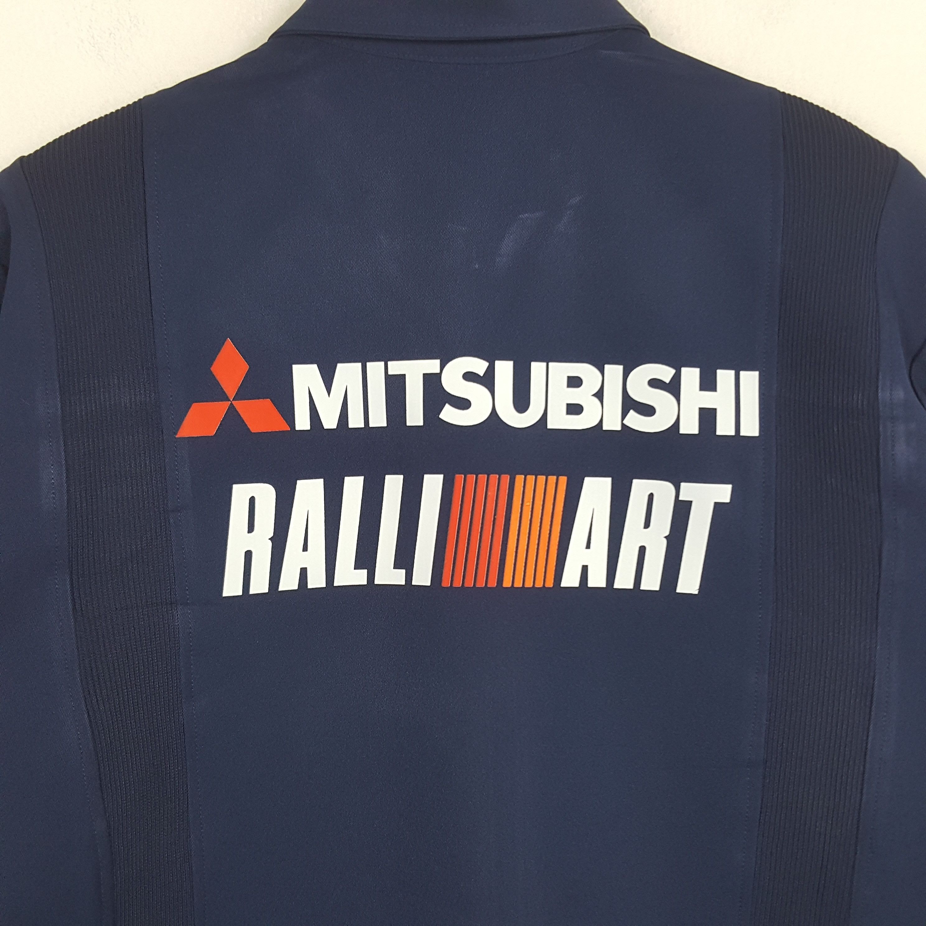 Japanese Brand × Vintage Vintage Mitsubishi Ralli Art Japanese Racing Custom Jacket Size US M / EU 48-50 / 2 - 2 Thumbnail