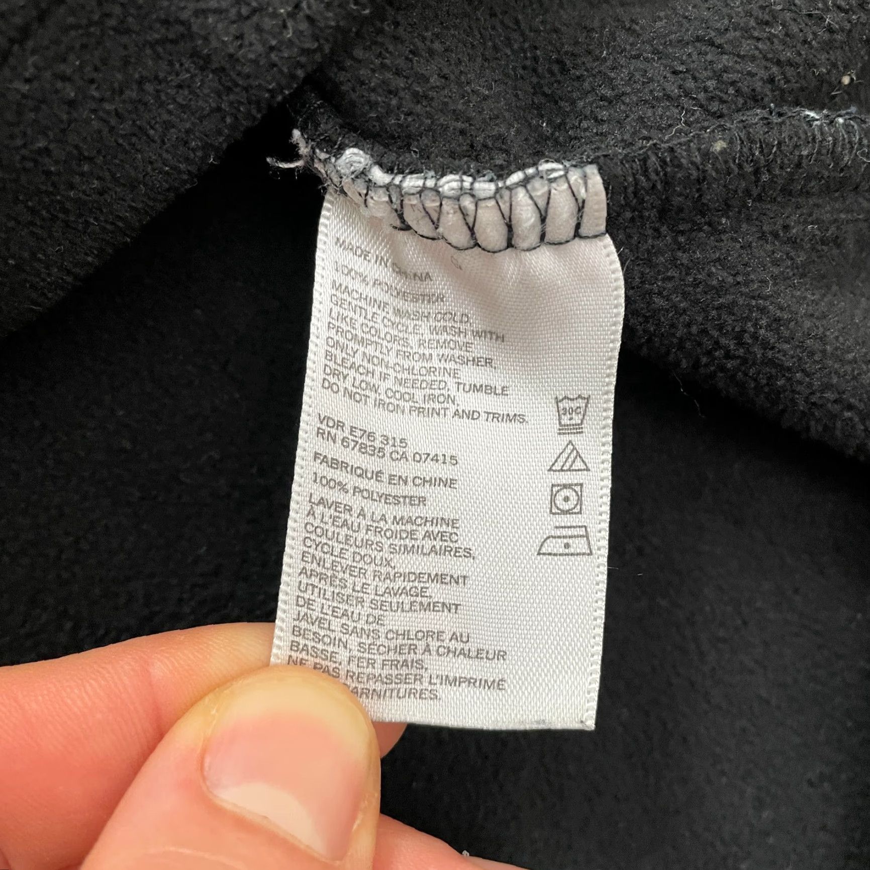 Nautica Nautica Fleece Jacket Mens L Black 1/4 Zip Polyester Outdoor Hiking Classic Jacket Size US L / EU 52-54 / 3 - 6 Thumbnail