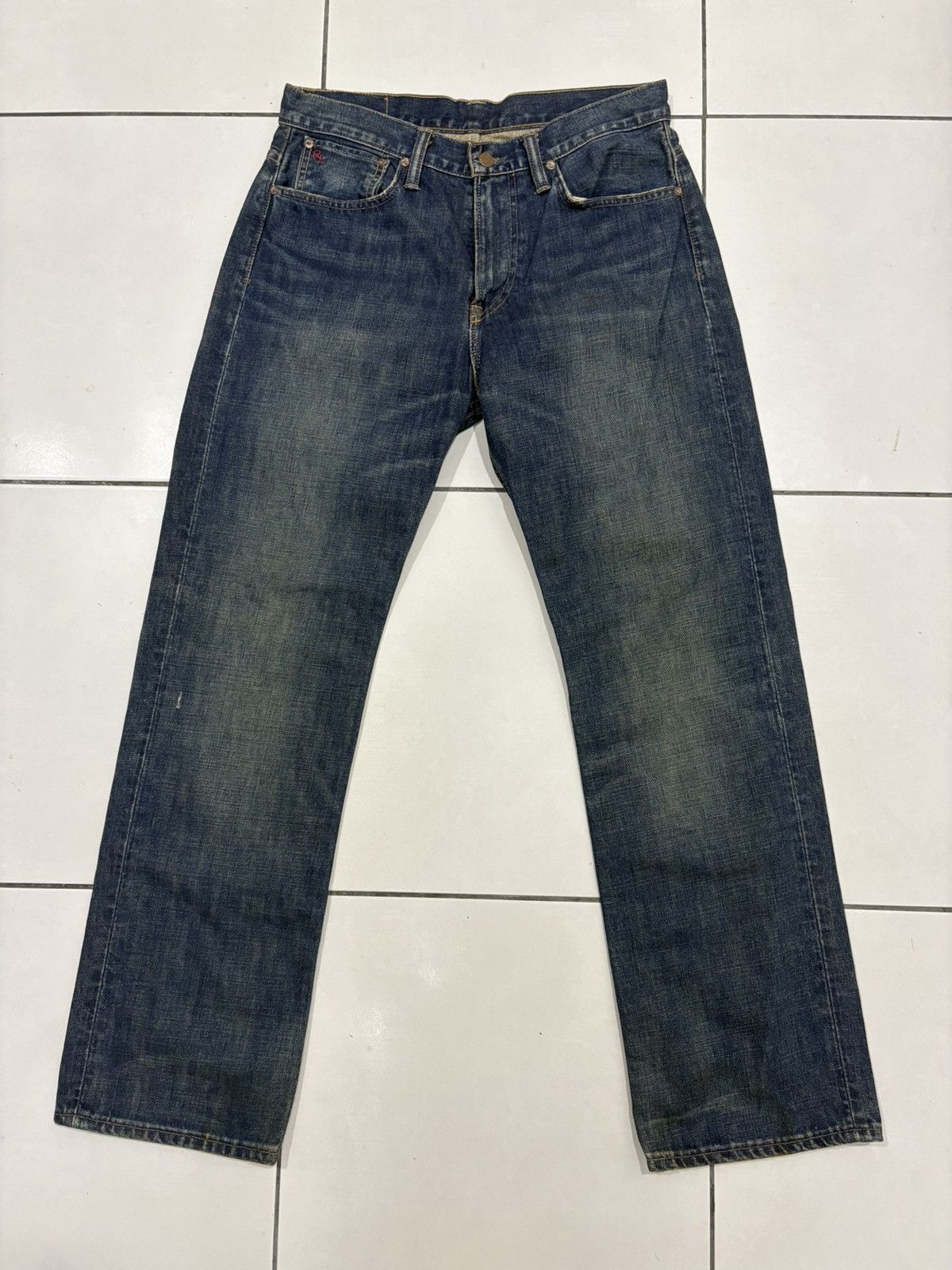 Polo Ralph Lauren crazy vintage y2k polo ralph lauren baggy jeans Size US 31 - 2 Thumbnail