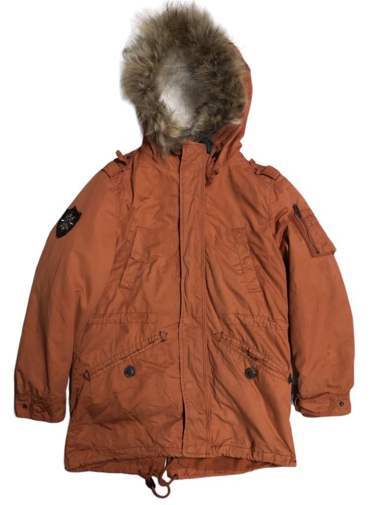 If Six Was Nine × Japanese Brand × Le Grande Bleu (L.G.B.) Urban Crew With Litmus Fur Hooded Parkas Jacket Size US M / EU 48-50 / 2 - 1 Thumbnail