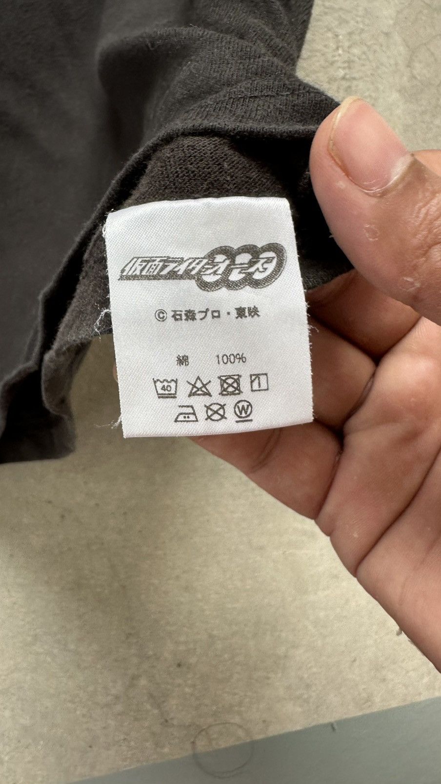 Japanese Brand × Vintage VINTAGE BANDAI KAMEN RIDER 10TH ANNIBERSARY TEE Size US L / EU 52-54 / 3 - 4 Thumbnail