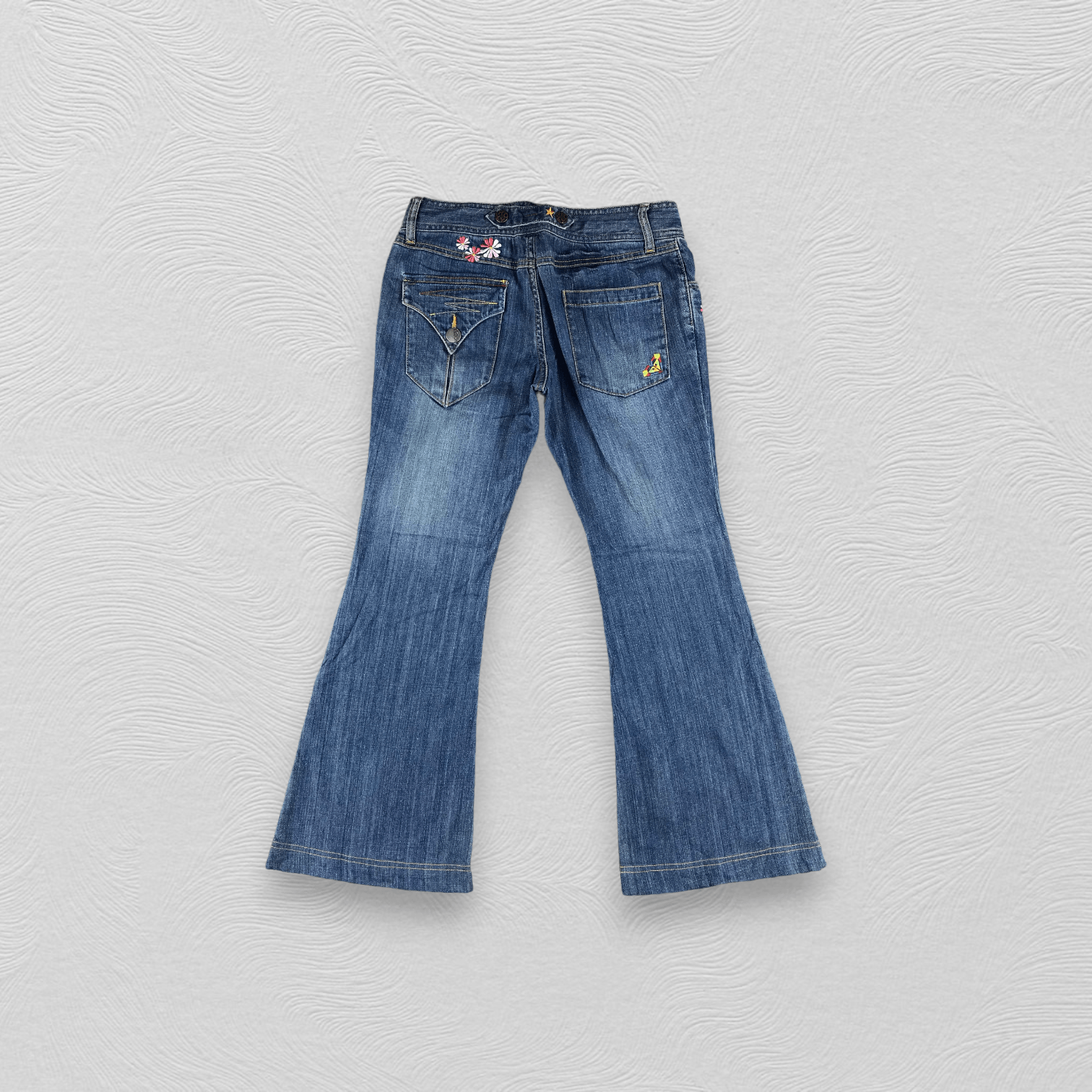 Quiksilver Roxy Jeans BLue Flare Denim KJ1279 Size 30" / US 8 / IT 44 - 2 Thumbnail