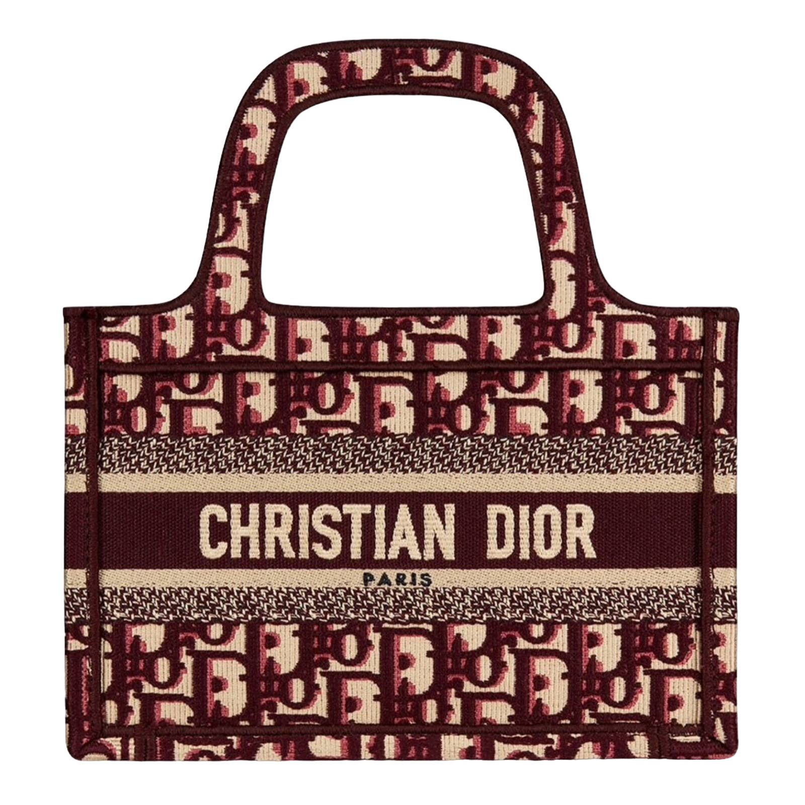 Dior Christian Dior Oblique Canvas Mini Book Tote Handle Bag Size ONE SIZE - 13 Thumbnail