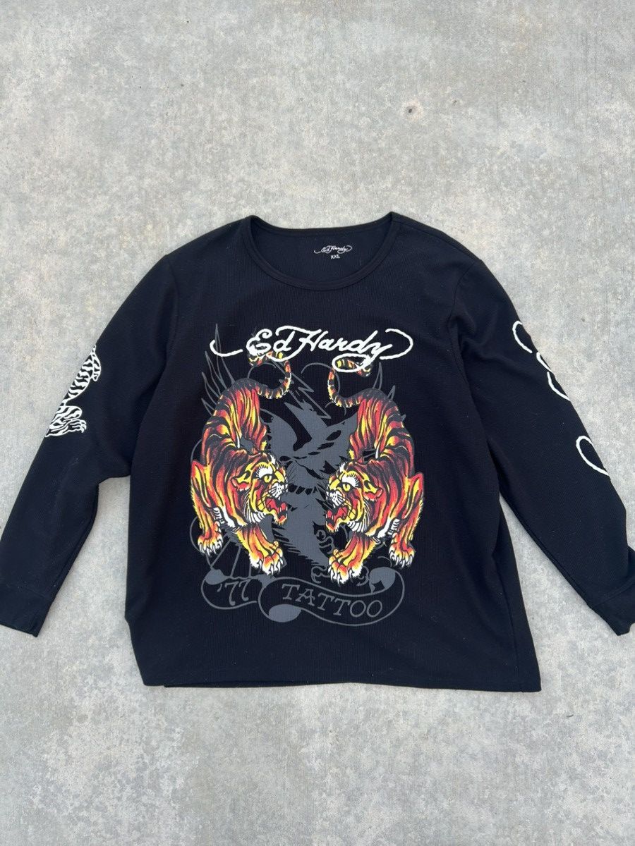 Ed Hardy Ed hardy knit long sleeve Size US XXL / EU 58 / 5 - 1 Thumbnail
