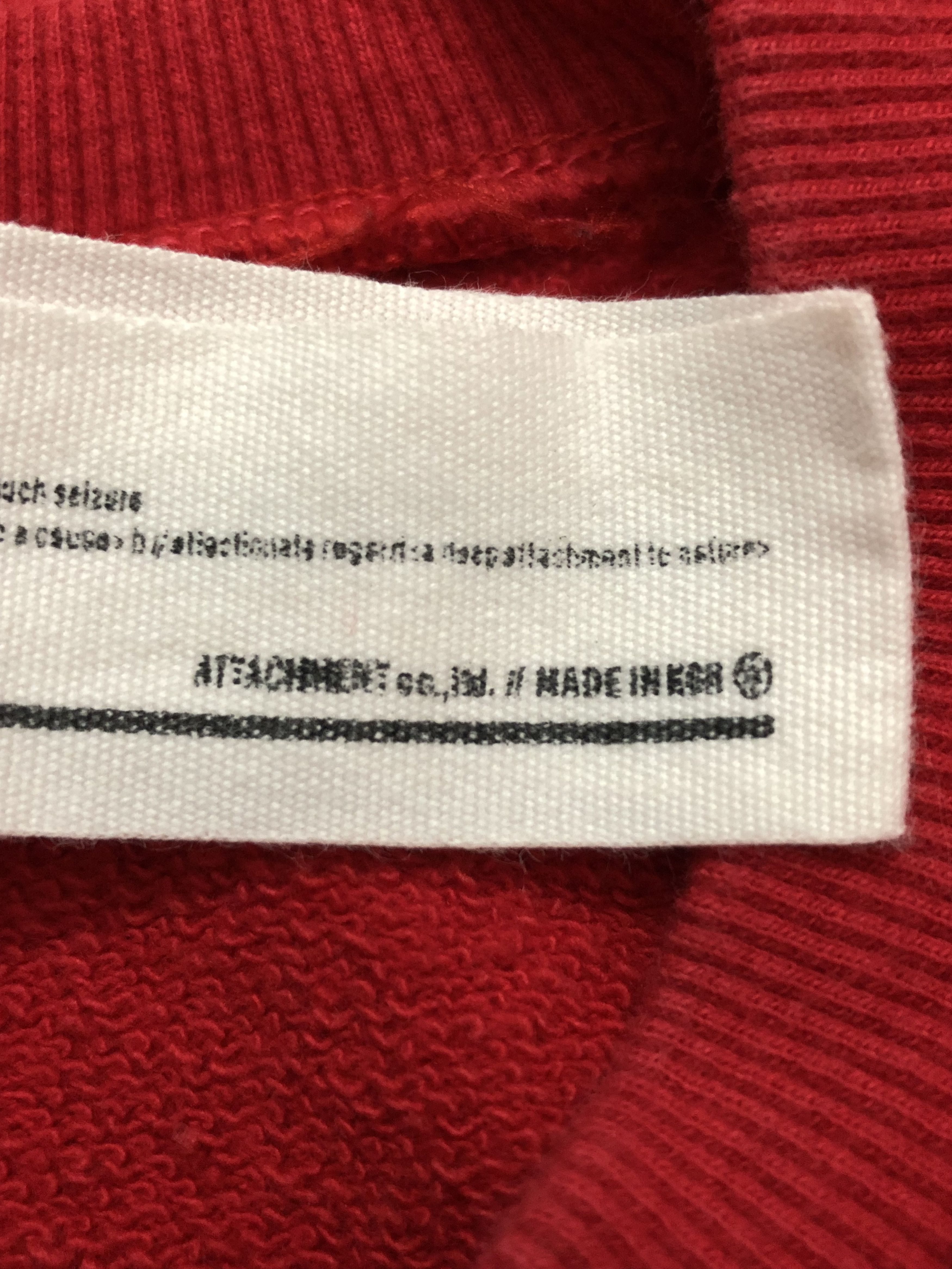 Designer Japanese Designer Attachment Korea Sweatshirt Size US M / EU 48-50 / 2 - 10 Thumbnail