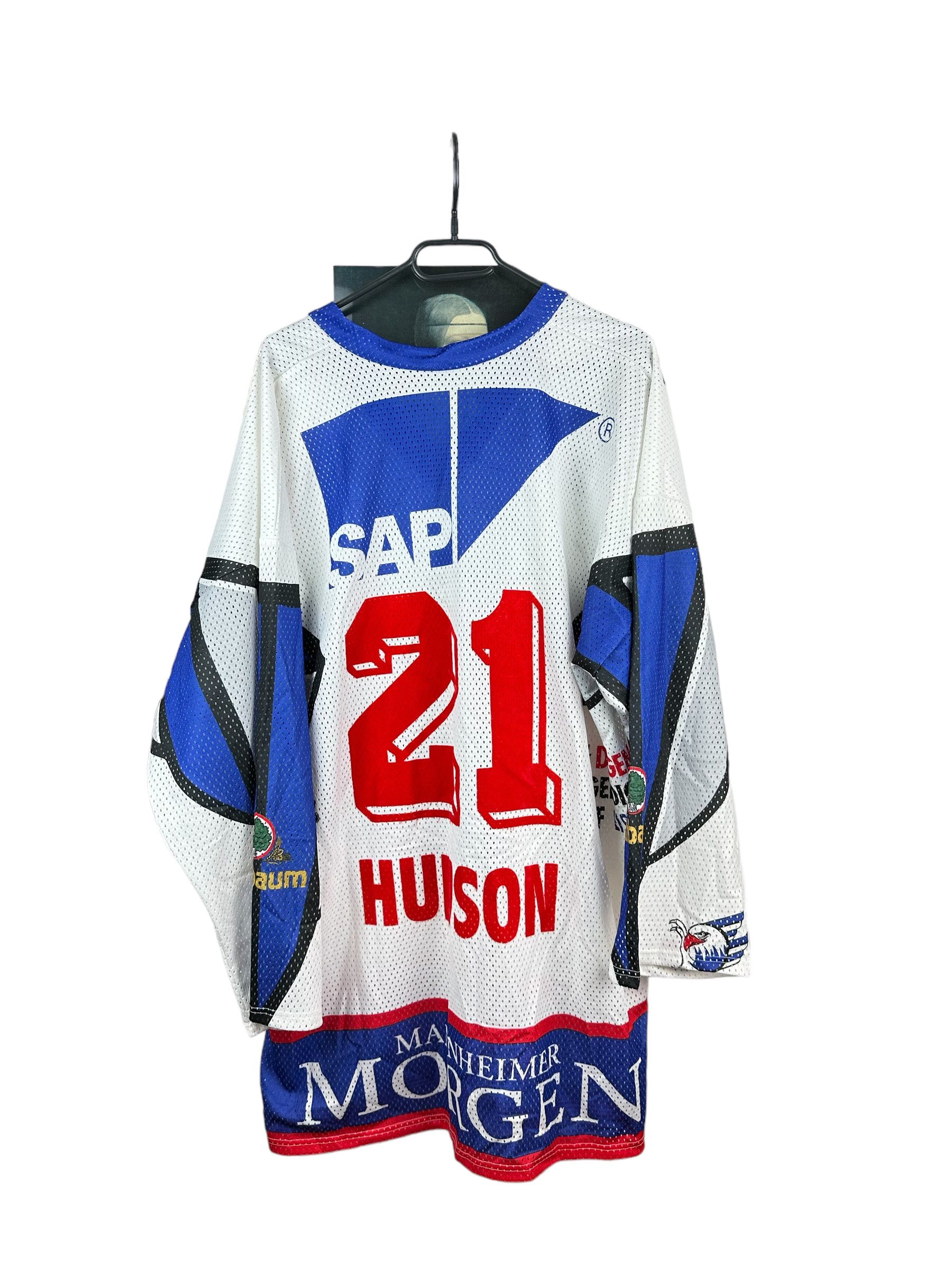 Starter Vintage Starter 90's Hudson #21Adler Mannheim Hockey Jersey Size US XXL / EU 58 / 5 - 7 Thumbnail