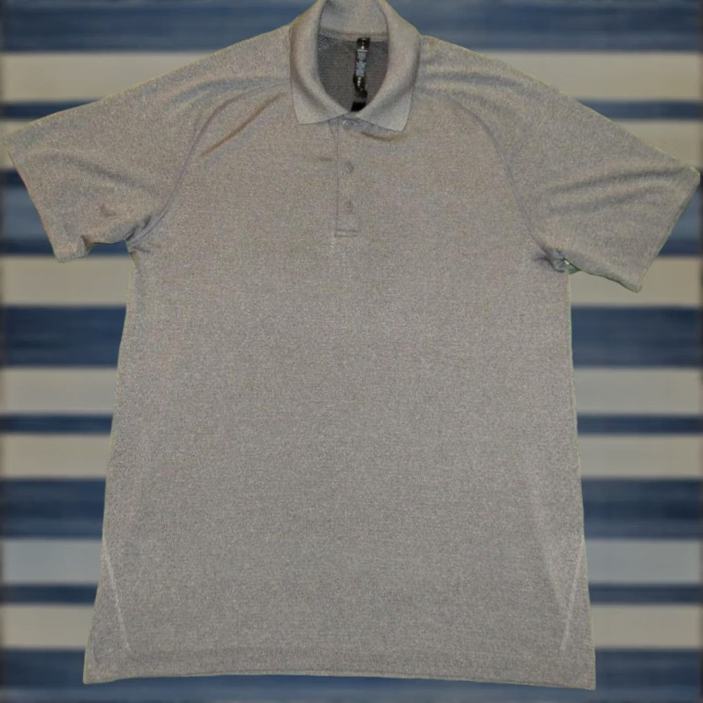 Lululemon LULULEMON Grey Short Sleeve Tech Polo Shirt Large L Mens Size US L / EU 52-54 / 3 - 1 Thumbnail