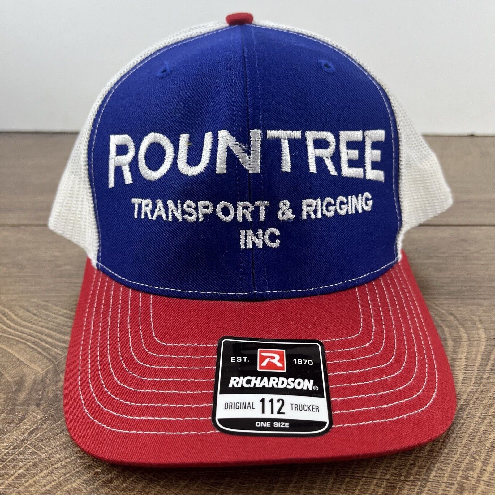 Other Rountree Transport Rigging Snapback Hat Blue Adjustable Hat Size ONE SIZE - 4 Thumbnail