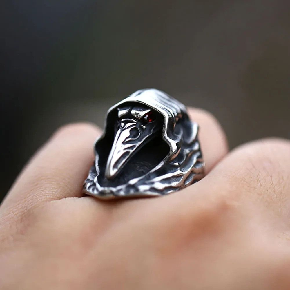 Stussy × Vintage SUPER RARE 80s STUSSY TRIBE CROWN RING READ
