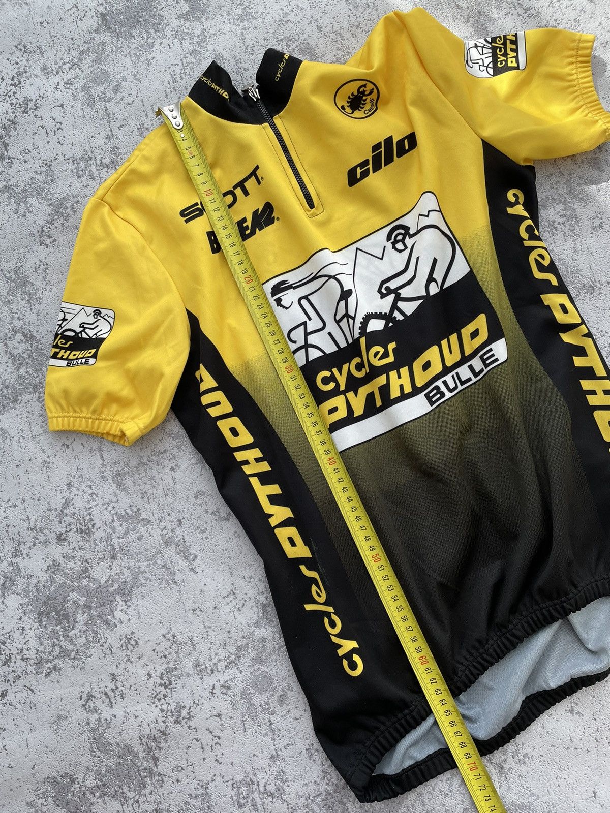 Vintage Rare Castelli Vintage Scott Biker Cycler Pythoud Jersey Size US M / EU 48-50 / 2 - 11 Thumbnail