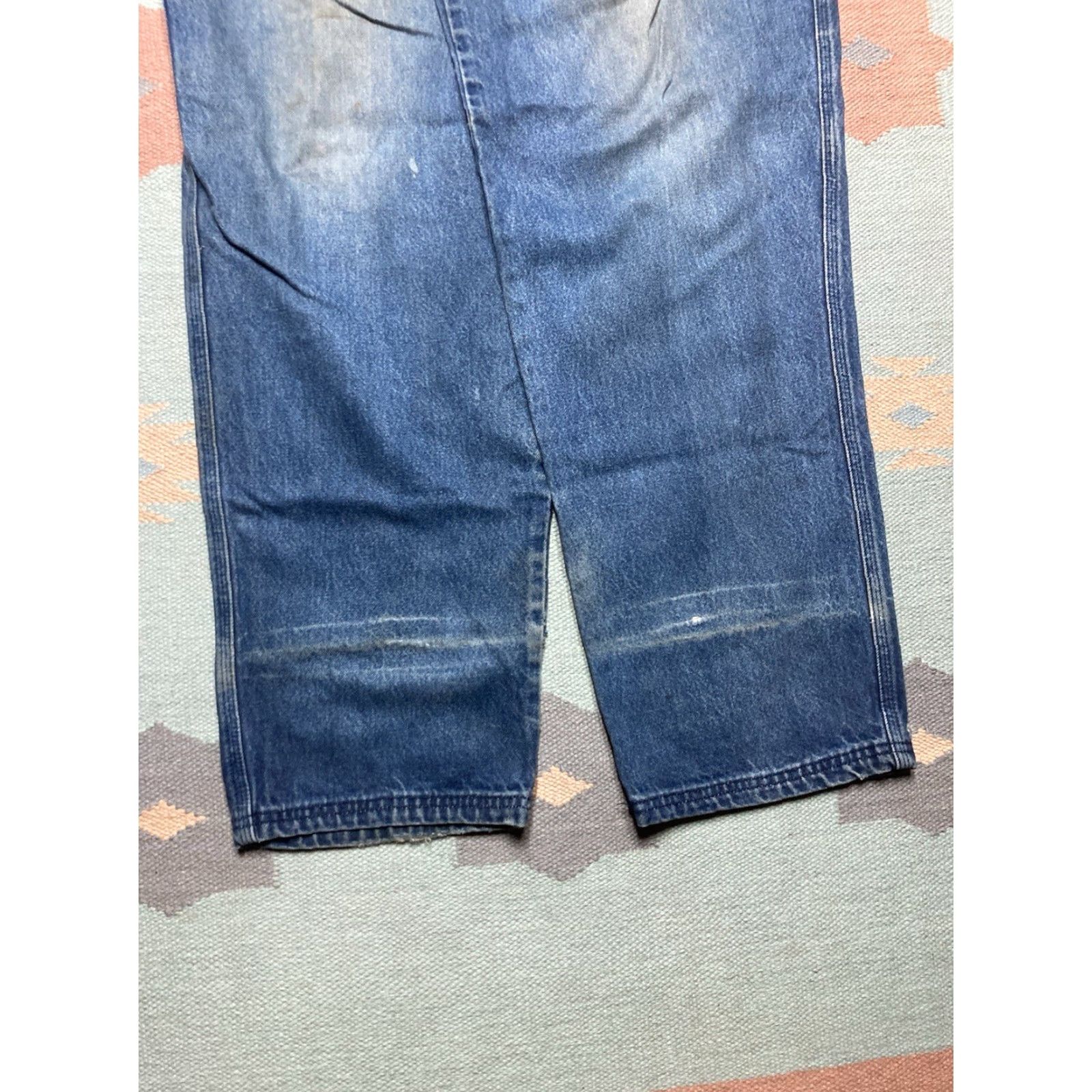 Vintage VINTAGE Trust Jeans - Men - 36x33 - Blue - Wide-Leg - Hip Hop - Baggy - 90s/2000s Grunge Size US 36 / EU 52 - 6 Thumbnail