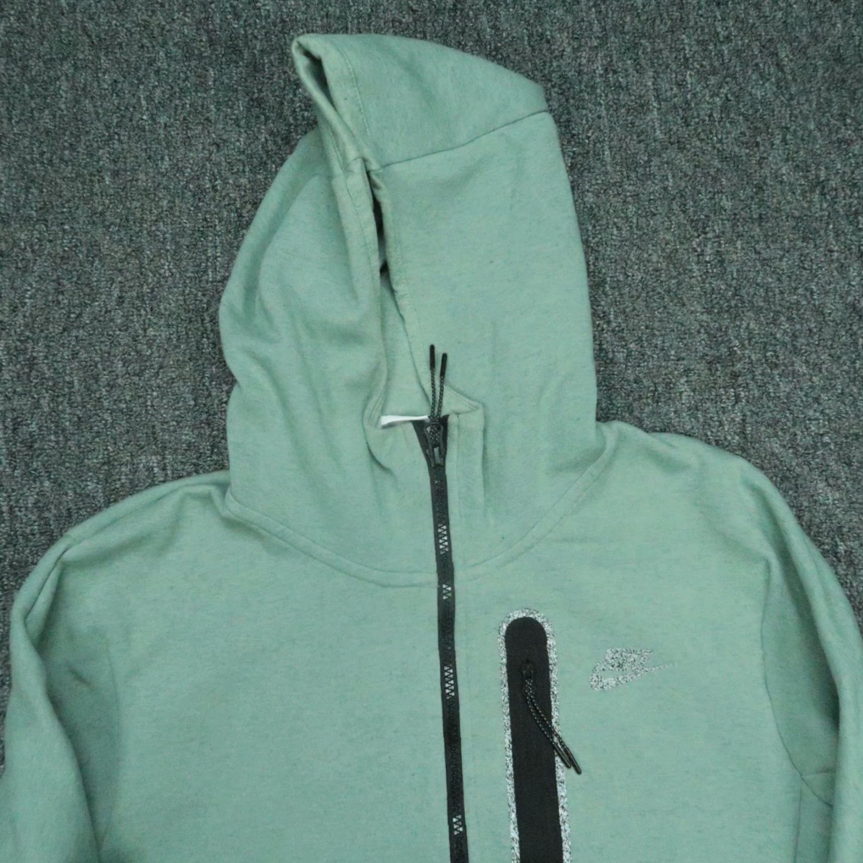 Nike Nike Hoodie Men Small Ice Green Tech Fleece Windrunner Full Zip Jacket Swoosh Size S Green Nike Sportswear Full Zip Hooded Pockets Men Size US S / EU 44-46 / 1 - 2 Thumbnail