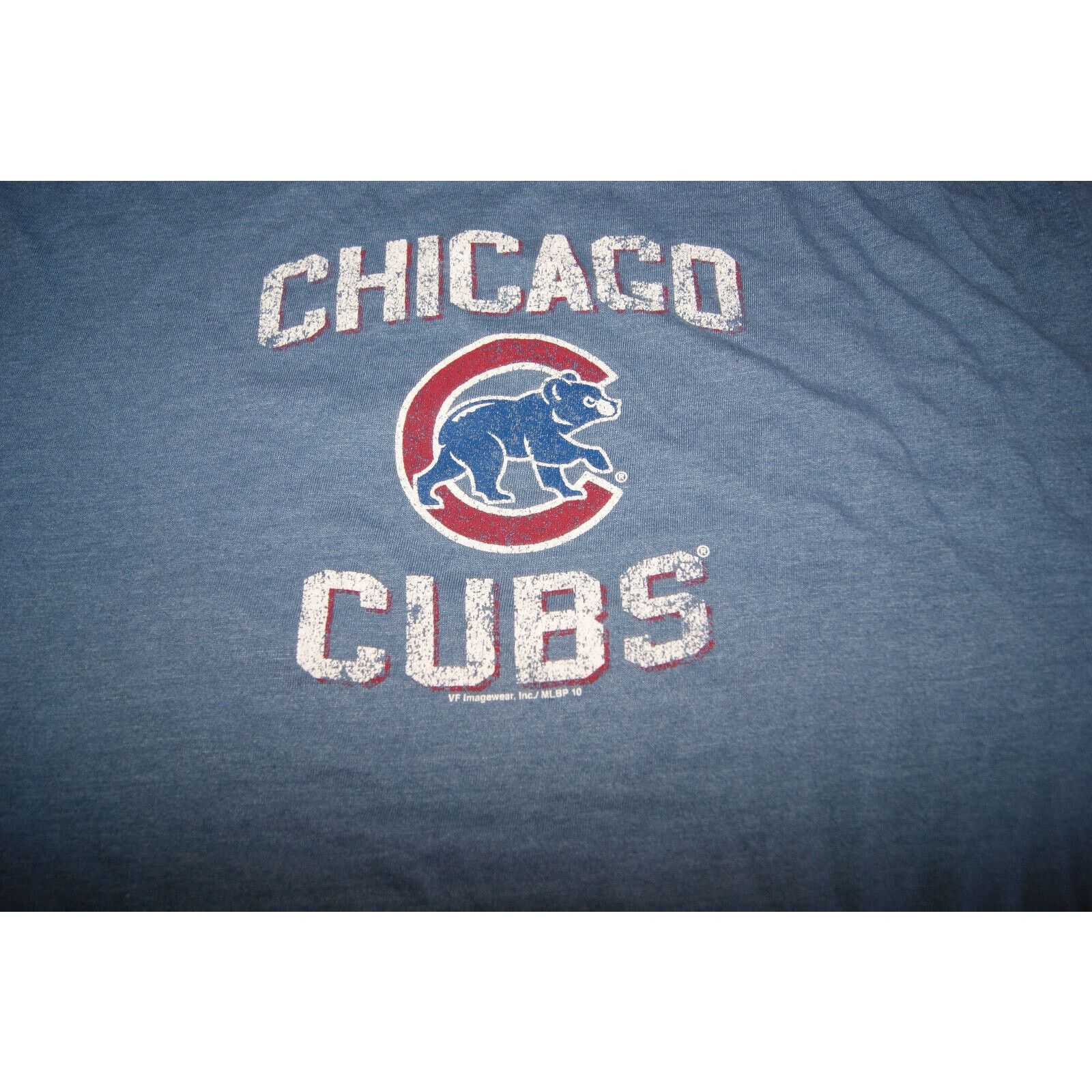 Other 2010 Chicago Cubs Mens Large TShirt VF Imagewear Spell Out Size US L / EU 52-54 / 3 - 4 Thumbnail