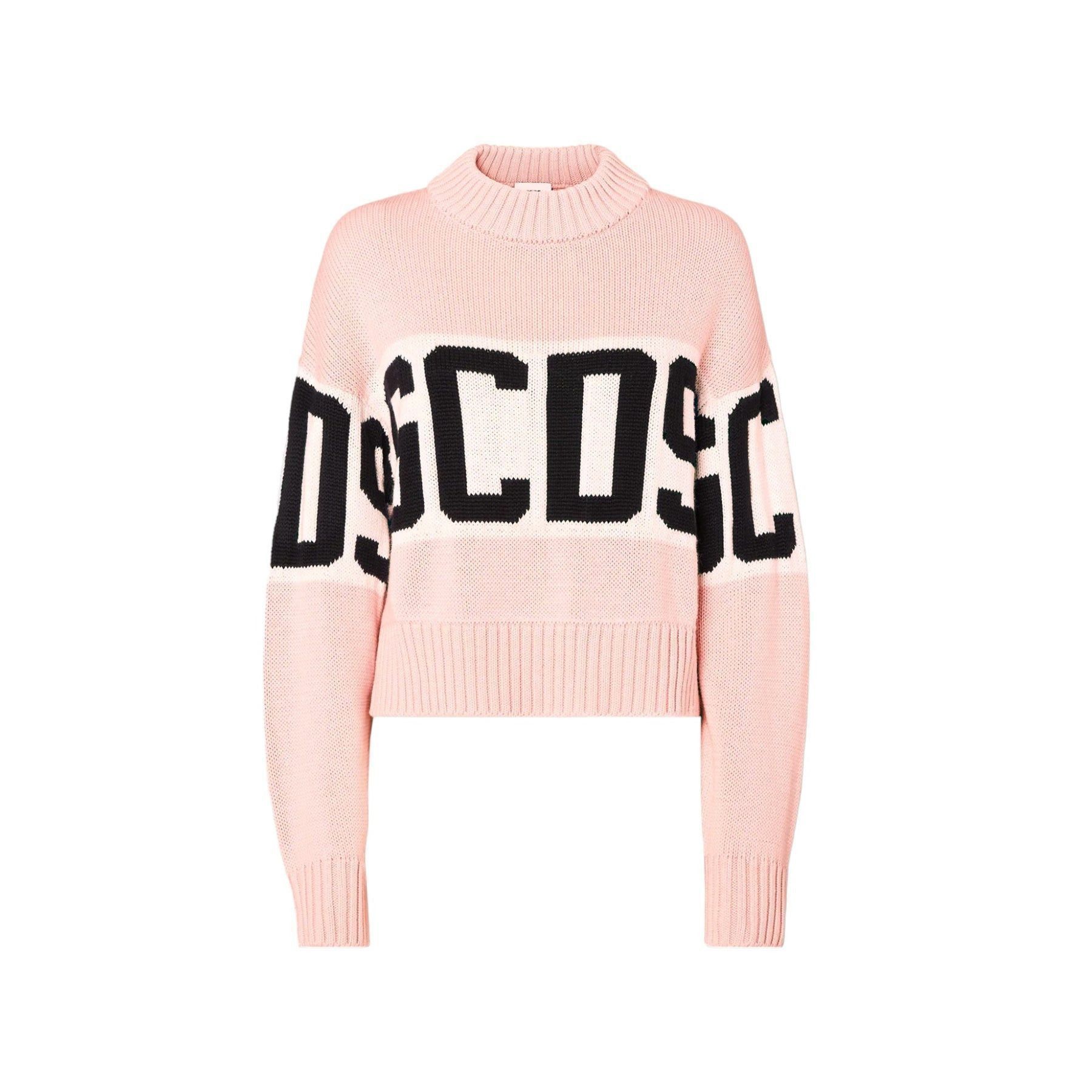 Wool Logo Band Boxy Sweater Pink Large -, Women's — image 2 of 3