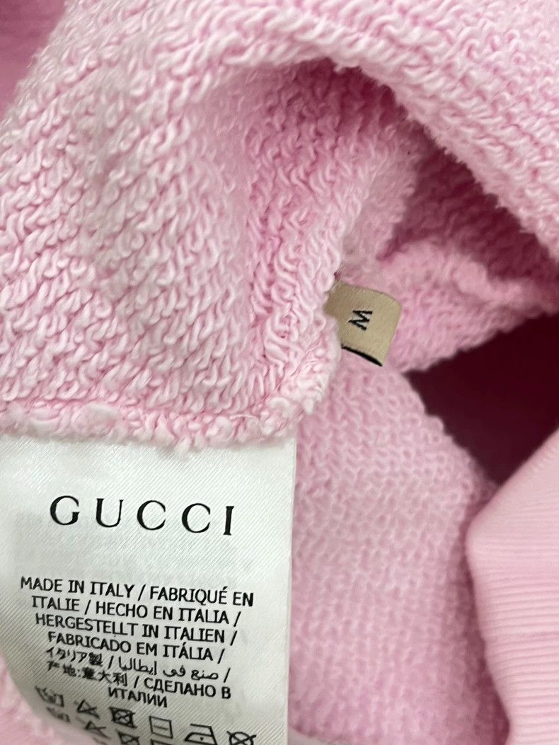 Gucci Gucci Pink strawberry sweatshirt 2502-Nextarrow Size US M / EU 48-50 / 2 - 7 Thumbnail
