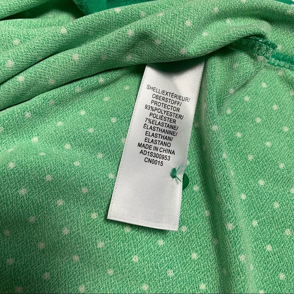 Adrianna Papell NWT New $59 Adrianna Papell Ruffled Neck Pleated Knit Green Size M / US 6-8 / IT 42-44 - 8 Thumbnail