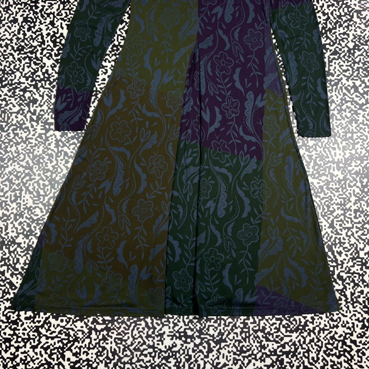 Gudrun Sjoden Vintage Y2K Gudrun Sjoden Retro Flared Midi Dress 90s Style Size S / US 4 / IT 40 - 8 Thumbnail