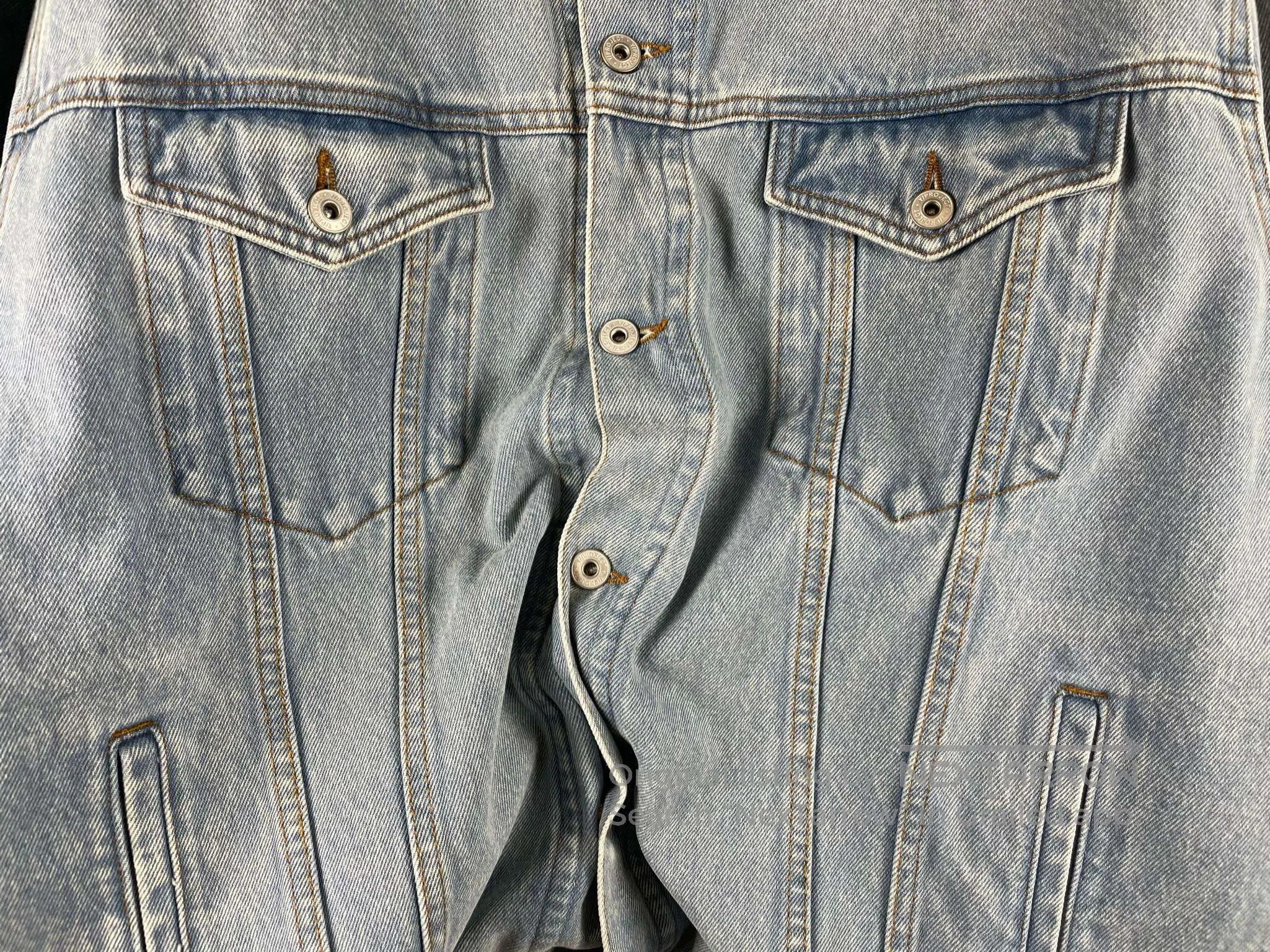 Y/Project Y/Project Steel wire wrinkled wash denim jacket Size US L / EU 52-54 / 3 - 5 Thumbnail
