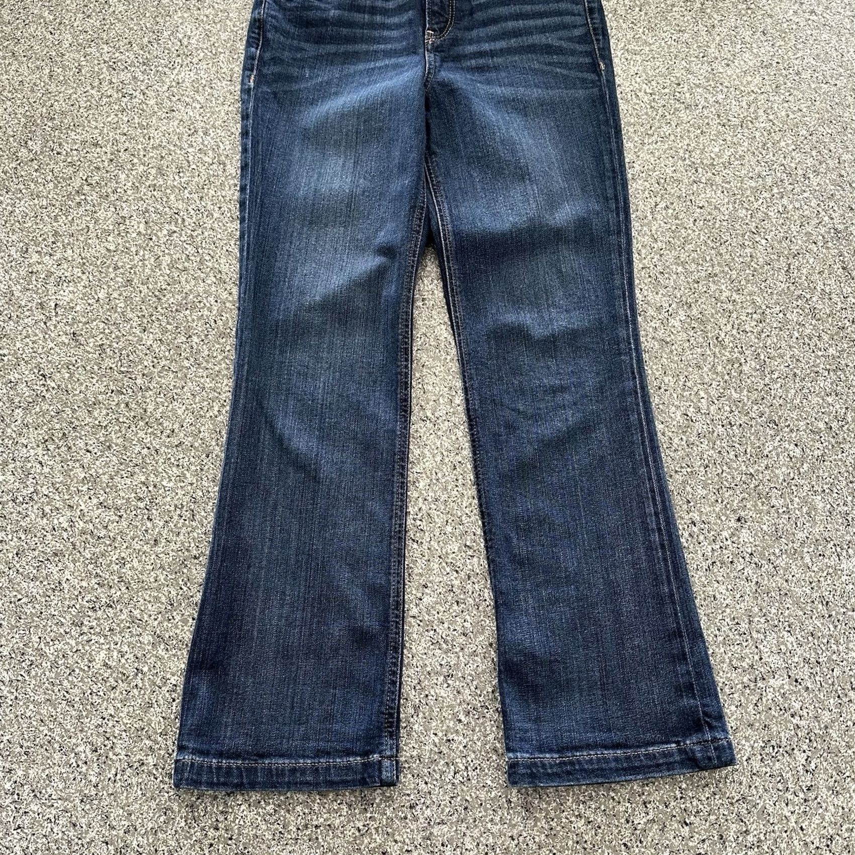 Express Express Jeans Womens 2 Blue 27x26 Bell Crop High Rise Wash Stretch Size 27" / US 4 / IT 40 - 3 Thumbnail